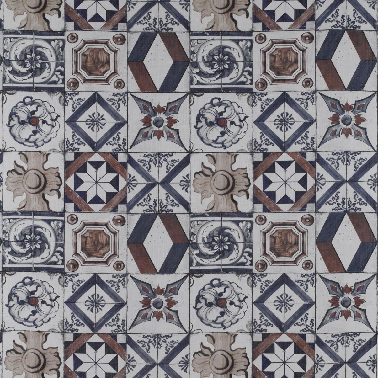 Gaston Y Daniela TRASTEVERE AZUL/TABACO Fabric