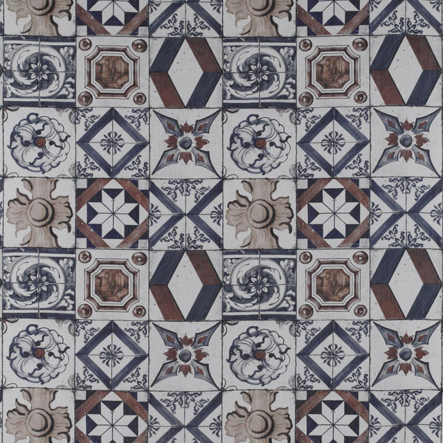 Gaston Y Daniela TRASTEVERE AZUL/TABACO Fabric