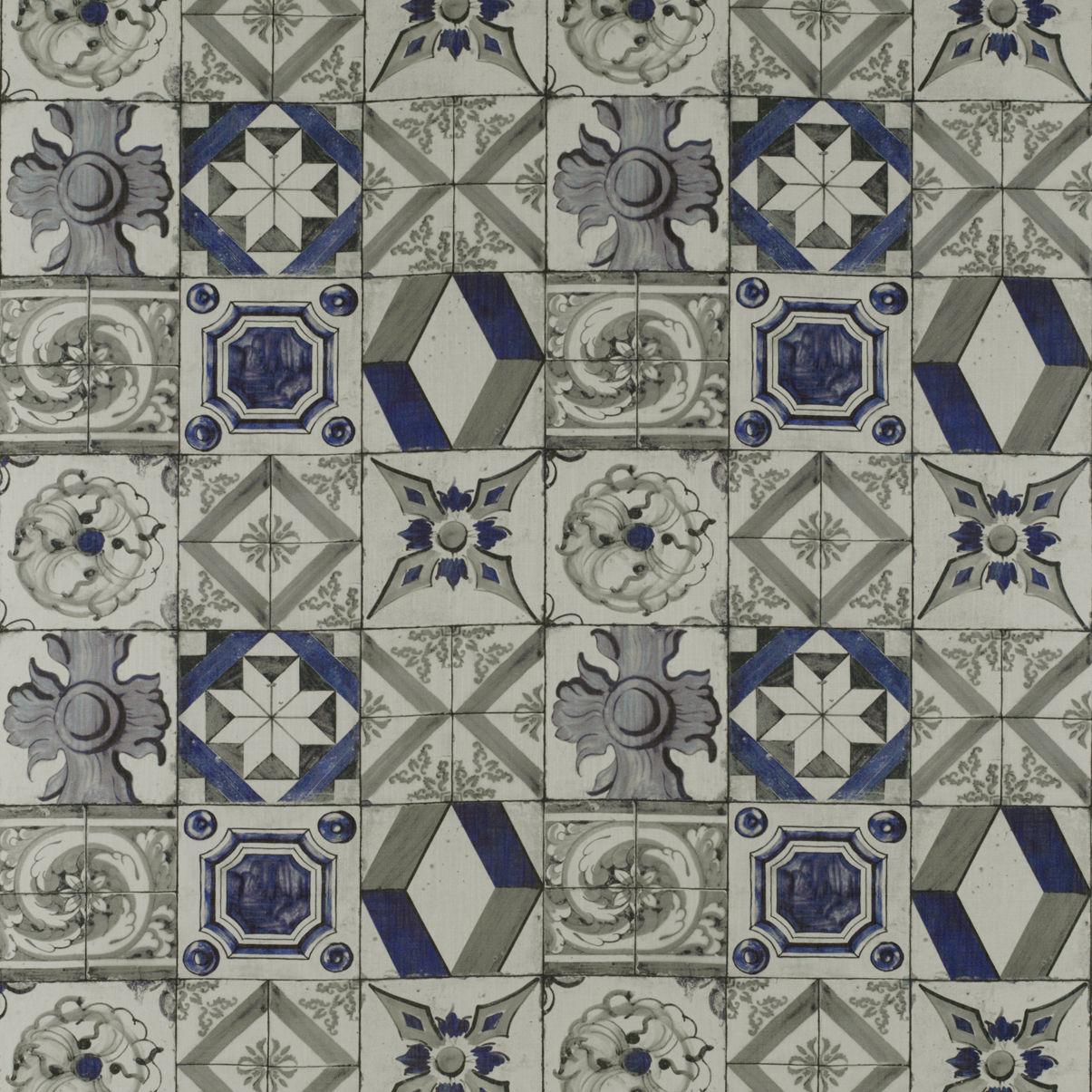 Gaston Y Daniela TRASTEVERE AZUL/GRIS Fabric