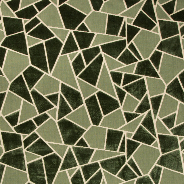 Brunschwig & Fils LA TORTUE VELVET GREEN Upholstery Fabric