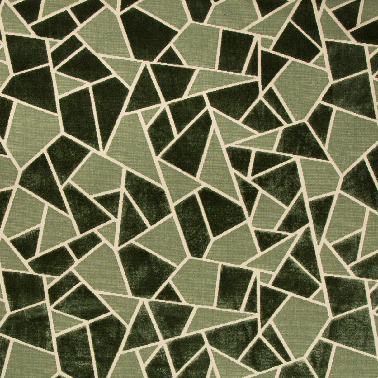 Brunschwig & Fils LA TORTUE VELVET GREEN Upholstery Fabric
