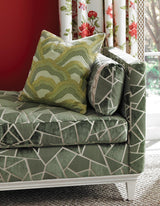 Brunschwig & Fils LA TORTUE VELVET GREEN Upholstery Fabric