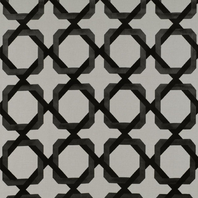 Gaston Y Daniela GALLIANO BLANCO/ONYX Upholstery Fabric