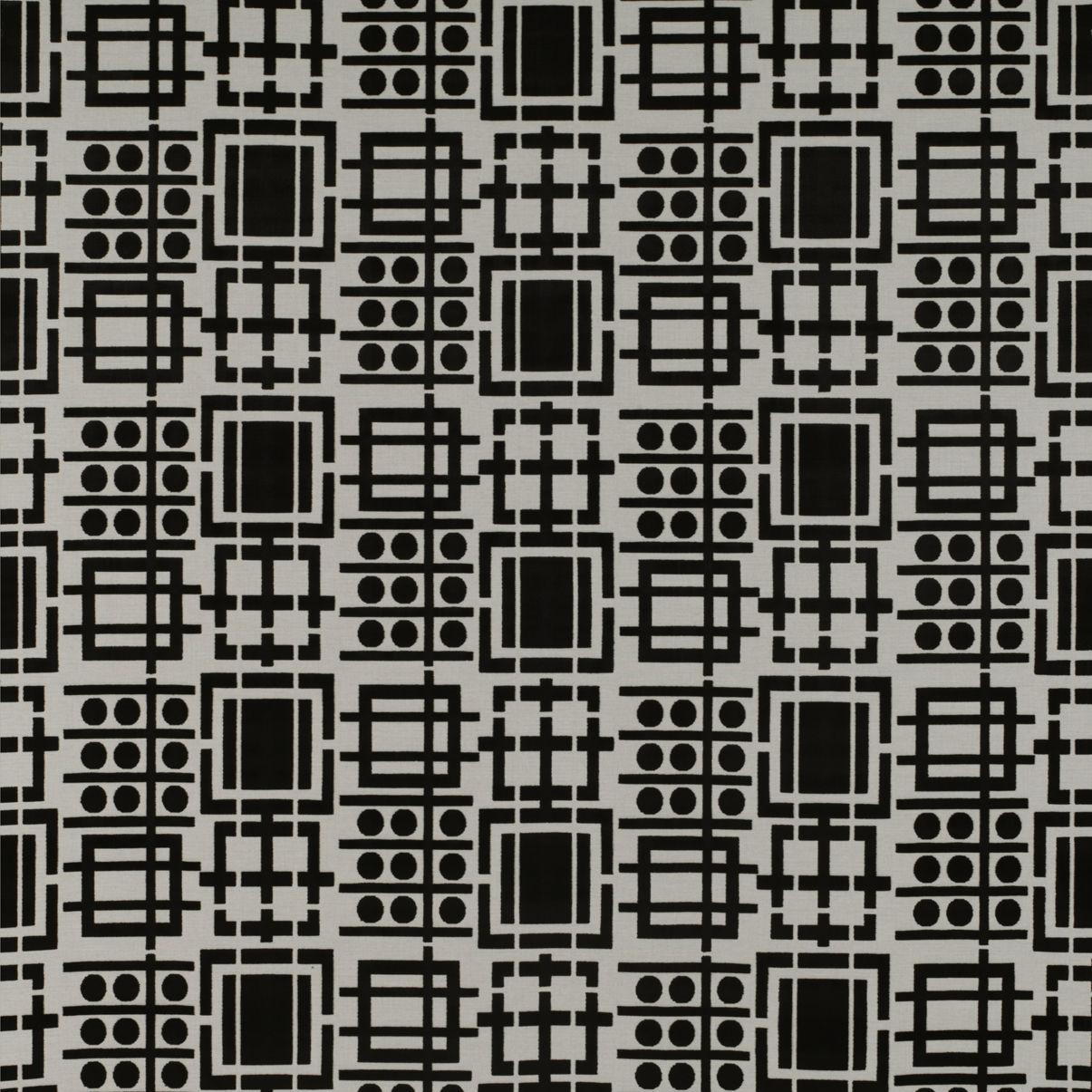 Gaston Y Daniela PRATO BLANCO/ONYX Upholstery Fabric