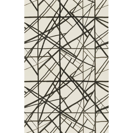 Lee Jofa CHANNELS VELVET EBONY/IVORY Fabric