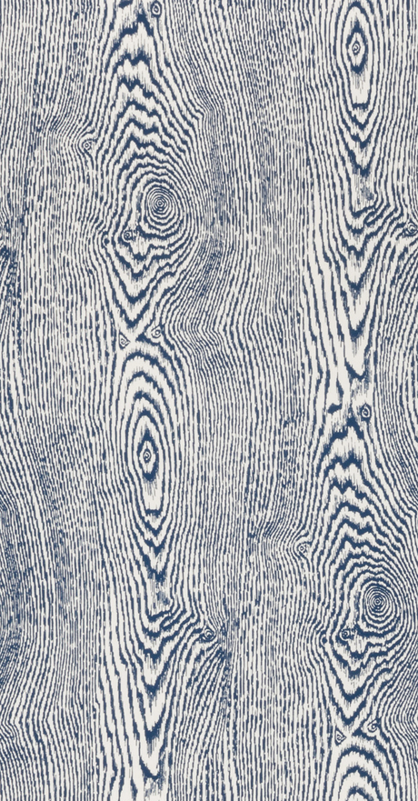 Brunschwig & Fils WOOD INDIGO Wallpaper