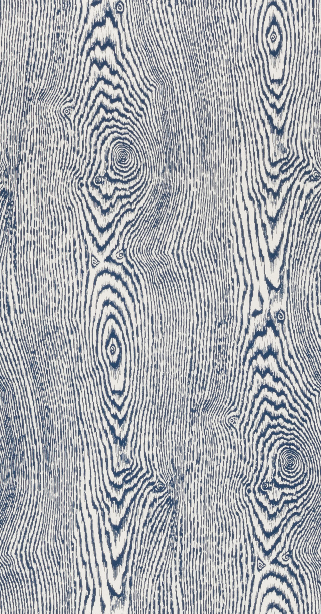 Brunschwig & Fils WOOD INDIGO Wallpaper