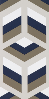 Gaston Y Daniela Xabi Azul/Marron Wallpaper