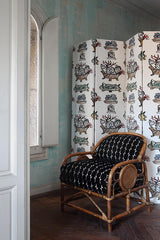 Gaston Y Daniela LUIGI AZUL PETROLEO Upholstery Fabric