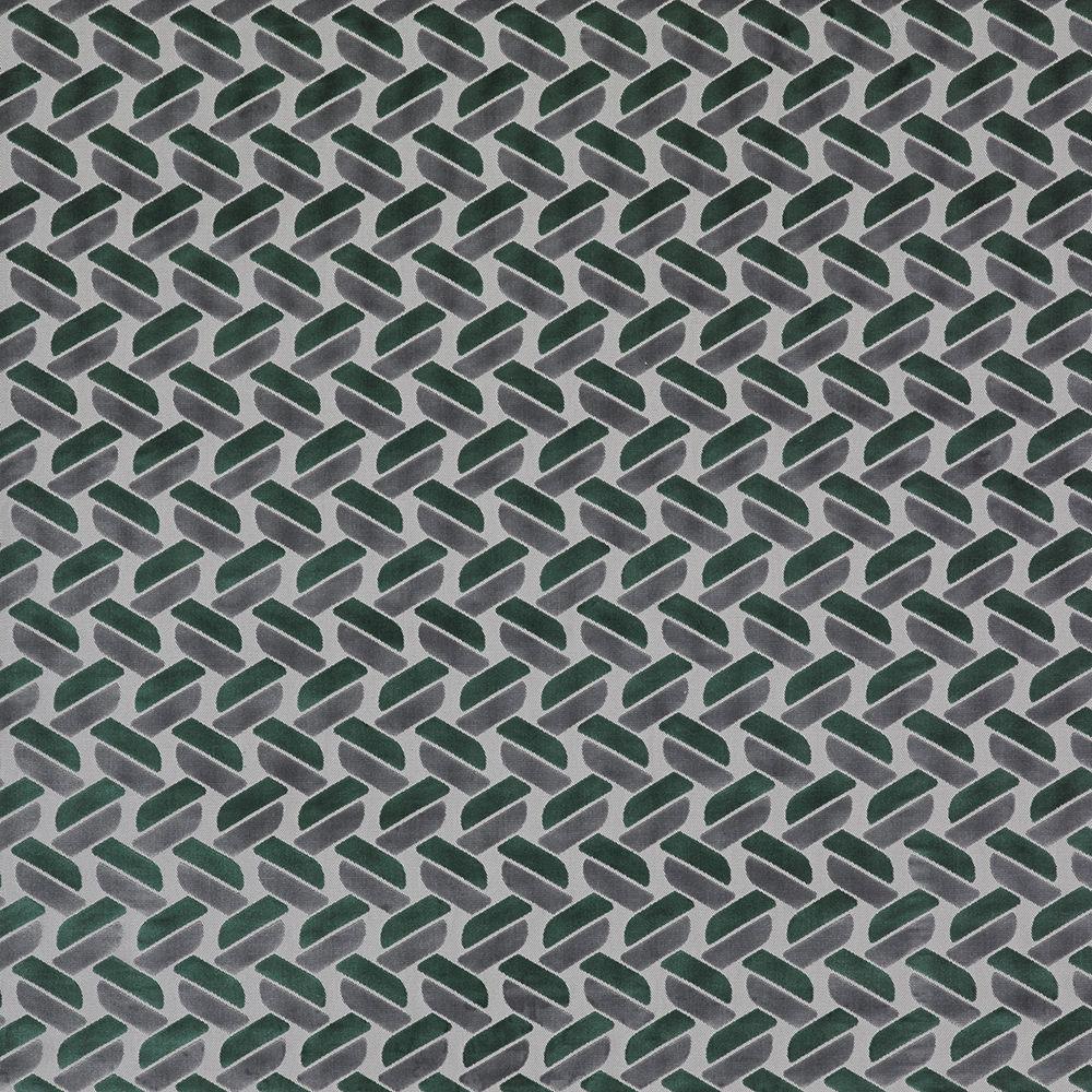 Gaston Y Daniela JUANIN VERDE/GRIS Upholstery Fabric