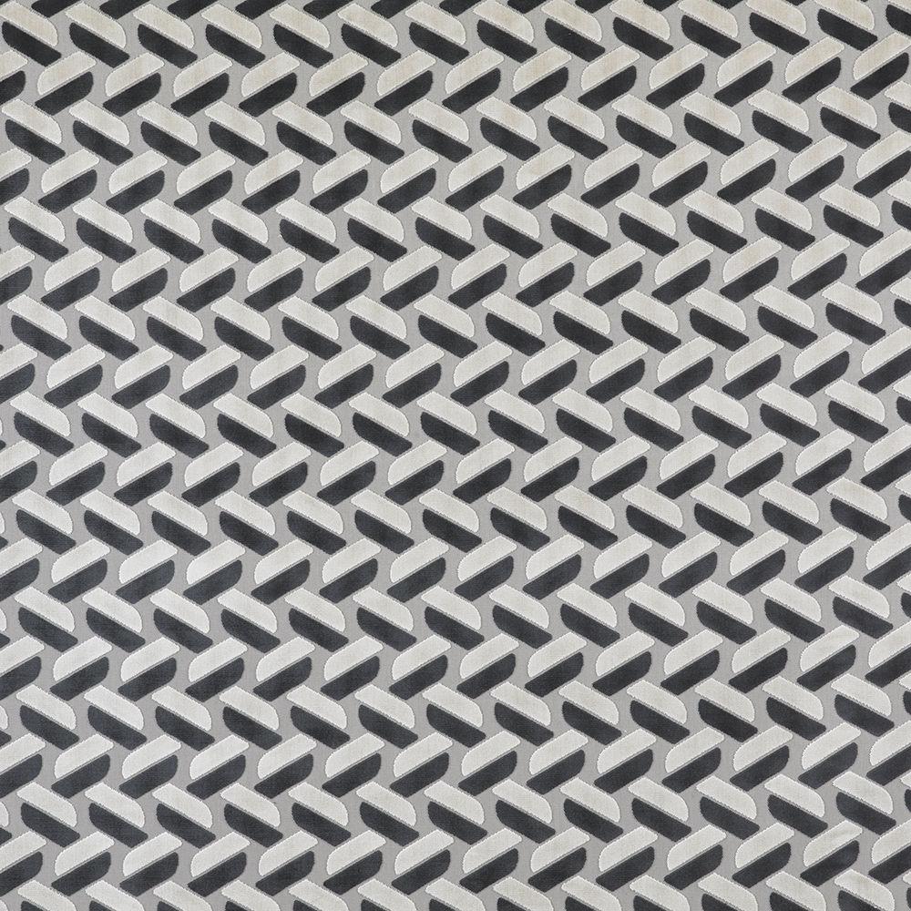 Gaston Y Daniela JUANIN CRUDO/ANTRACITA Upholstery Fabric