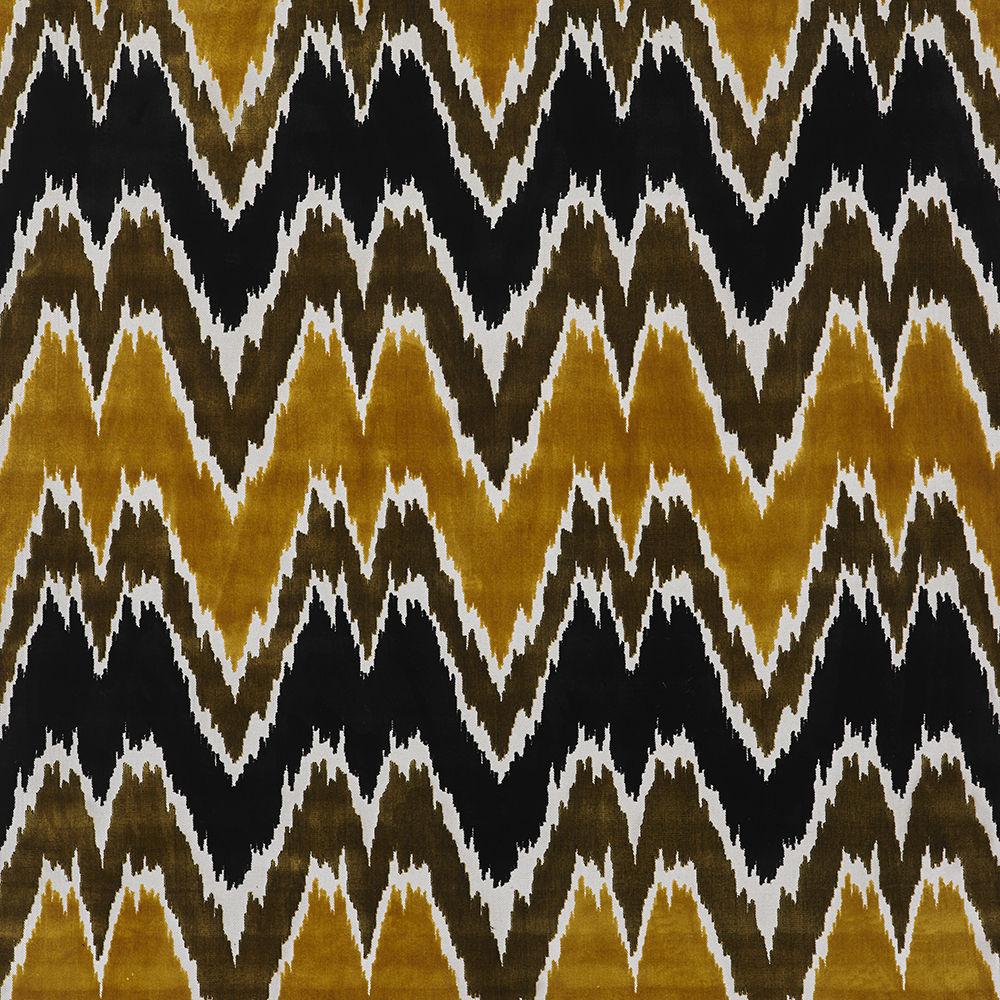 Gaston Y Daniela ALEJANDRO ORO/ONYX Upholstery Fabric