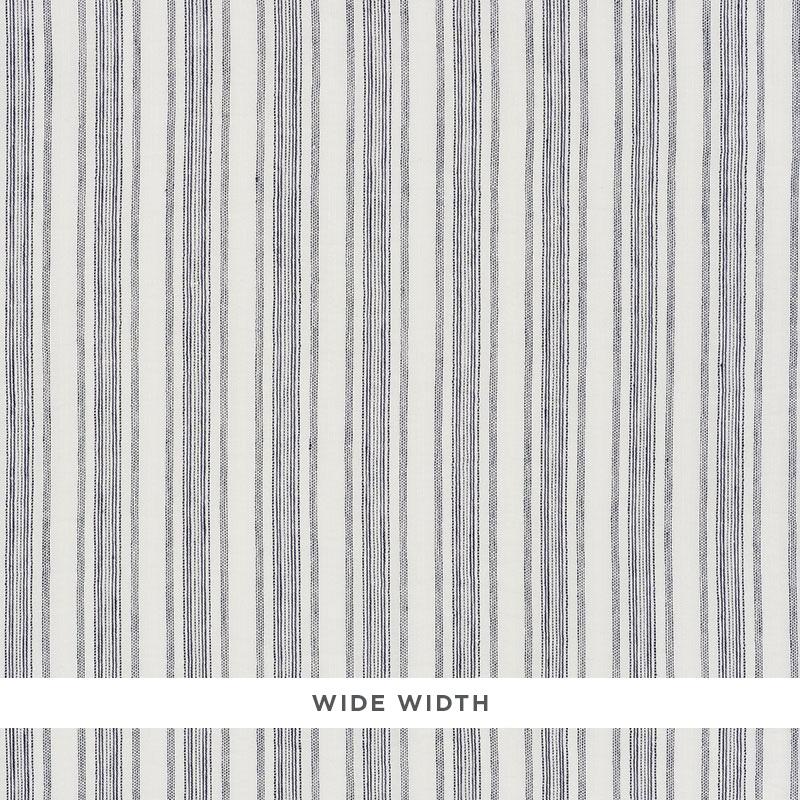 Schumacher Montallegro Linen Sheer Navy Fabric