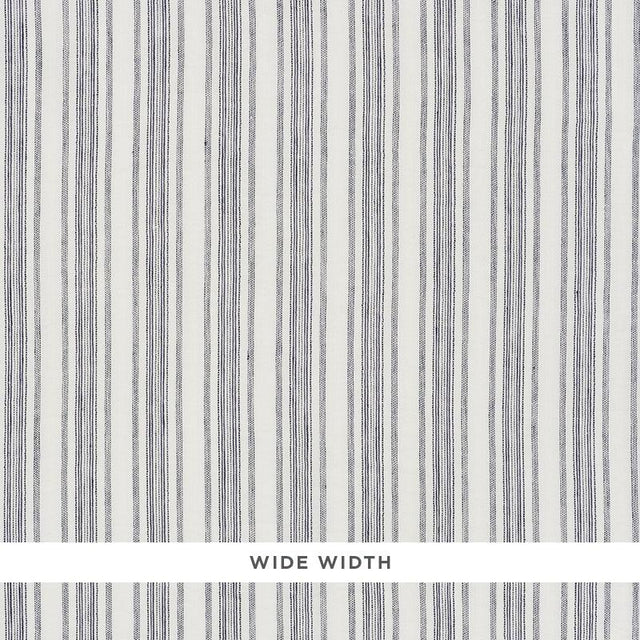 Schumacher Montallegro Linen Sheer Navy Fabric