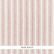 Schumacher Montallegro Linen Sheer Red Fabric