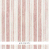 Schumacher Montallegro Linen Sheer Red Fabric