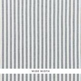 Schumacher Regatta Linen Stripe Sheer Lagoon Fabric