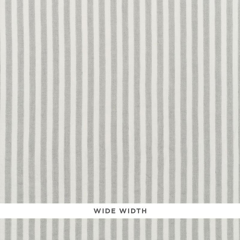 Schumacher Regatta Linen Stripe Sheer Mineral Fabric