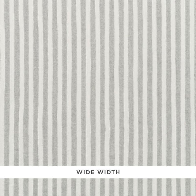 Schumacher Regatta Linen Stripe Sheer Mineral Fabric