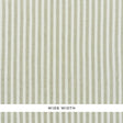 Schumacher Regatta Linen Stripe Sheer Sage Fabric