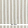 Schumacher Regatta Linen Stripe Sheer Linen Fabric