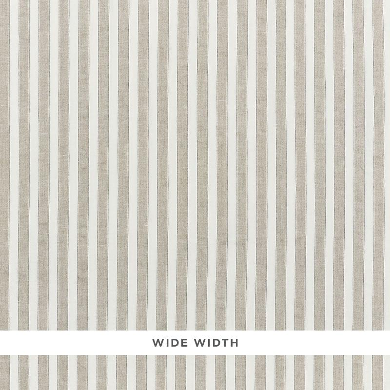 Schumacher Regatta Linen Stripe Sheer Linen Fabric
