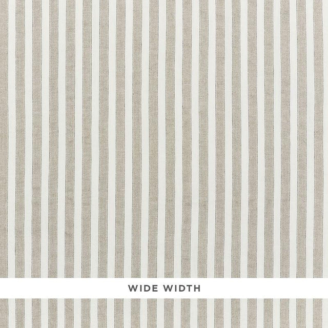 Schumacher Regatta Linen Stripe Sheer Linen Fabric