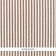 Schumacher Regatta Linen Stripe Sheer Sienna Fabric