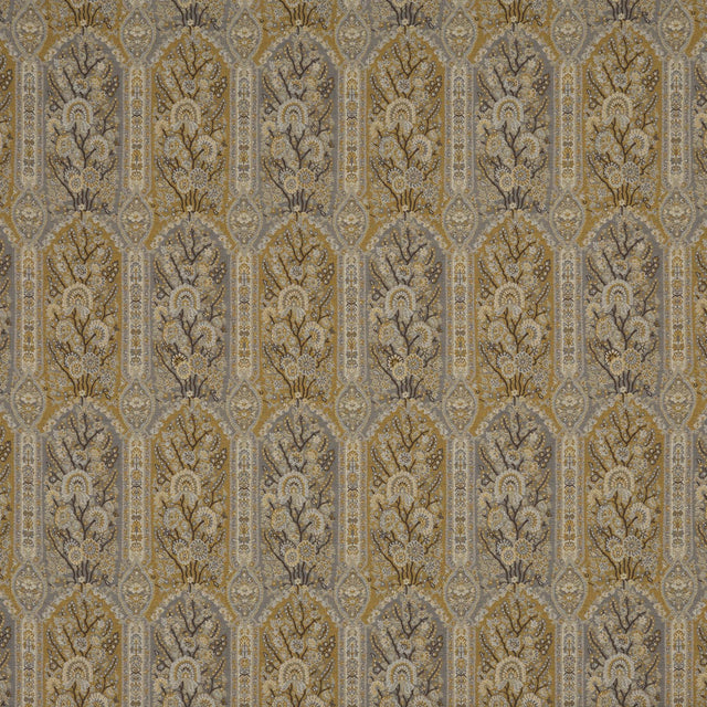 G P & J Baker WINTON GREY/MUSTARD Fabric