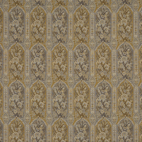 G P & J Baker WINTON GREY/MUSTARD Fabric