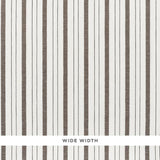 Schumacher Renato Linen Sheer Cocoa Fabric