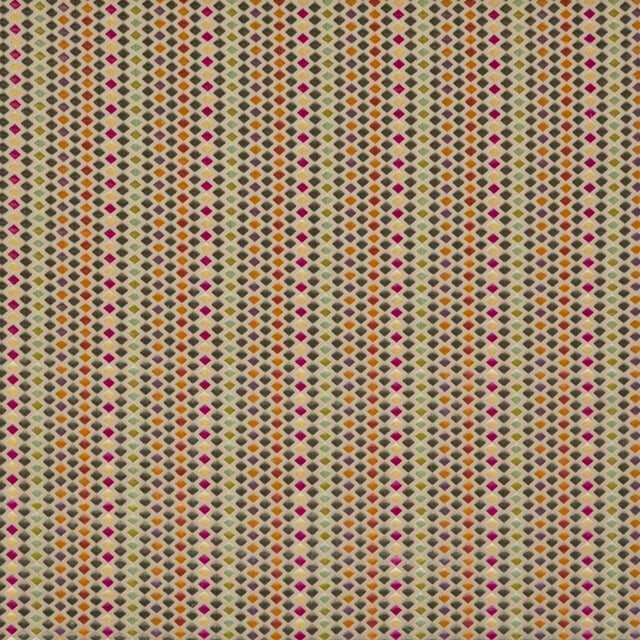 G P & J Baker CLARENDON DIAMONDS MULTI Upholstery Fabric
