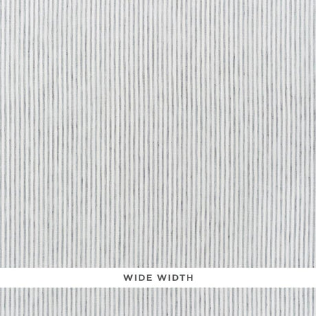 Schumacher Tori Stripe Sheer Graphite Fabric