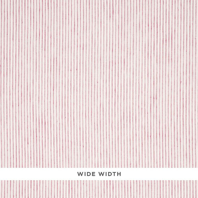 Schumacher Tori Stripe Sheer Rose Fabric