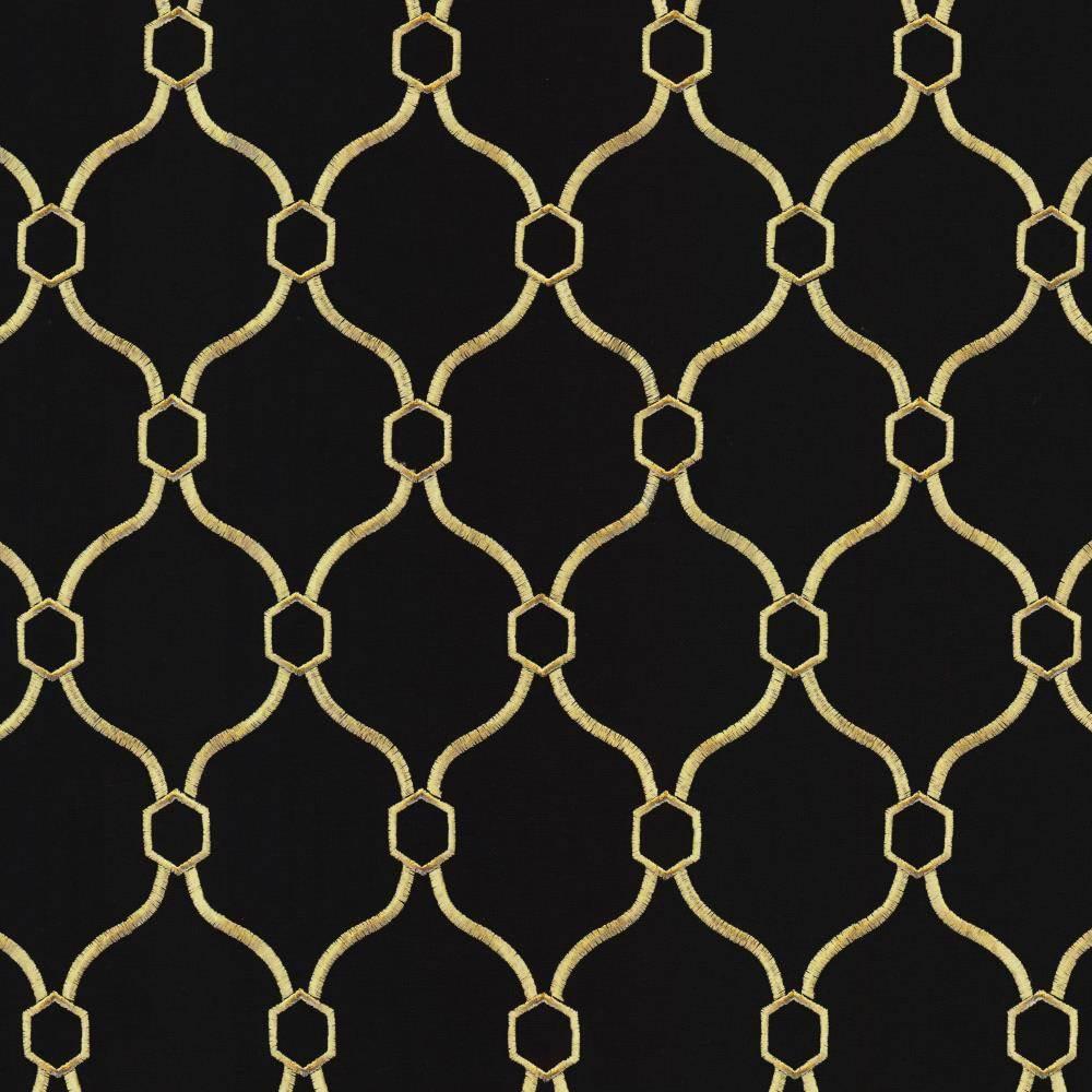 Kasmir Braxton Ebony Fabric