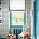 Schumacher Ovington Blues Blue Wallpaper