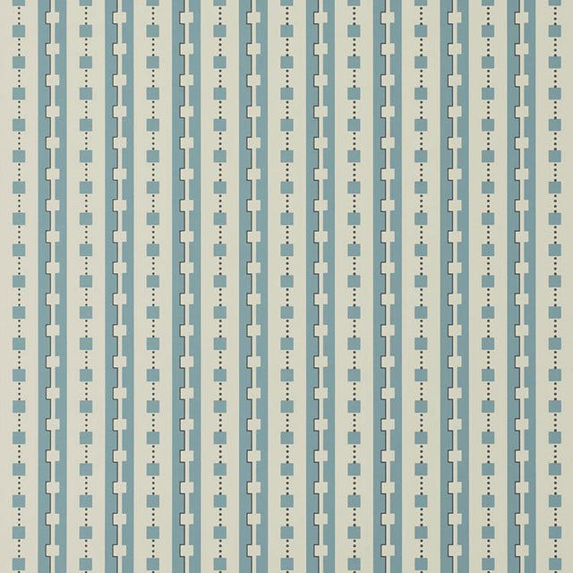 Schumacher Plaza Blues Blue Wallpaper