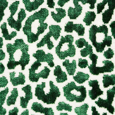 Schumacher Madeleine Velvet Emerald Fabric