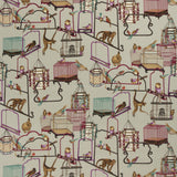 G P & J Baker MENAGERIE VELVET AQUA Fabric