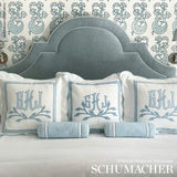 Schumacher Franco Linen-Blend Chenille Sky Fabric