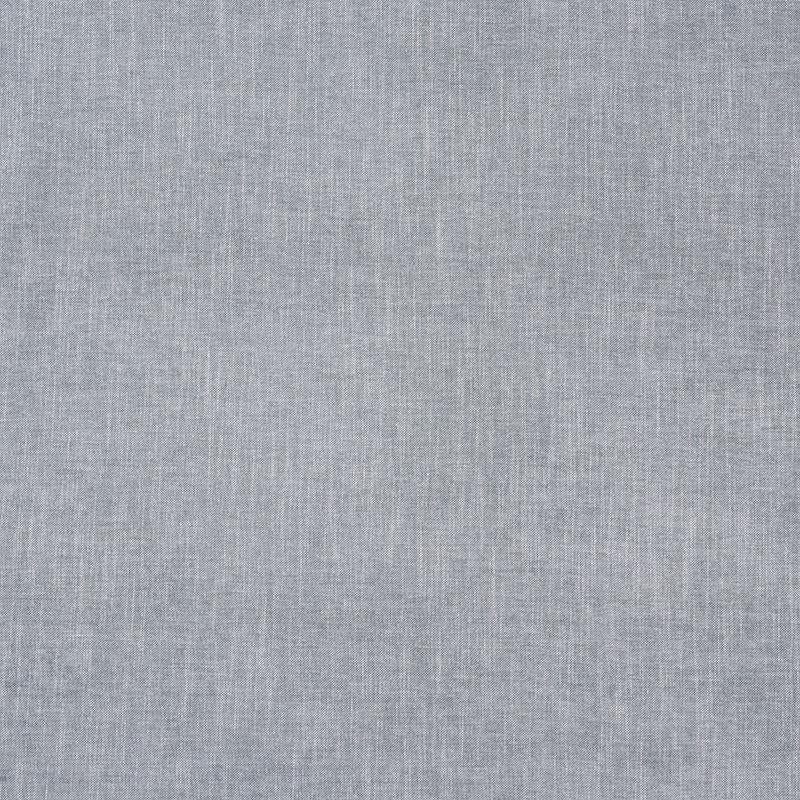 Schumacher Franco Linen-Blend Chenille Slate Fabric