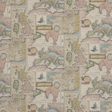 Mulberry BOHEMIAN TRAVELS LINEN MULTI Fabric