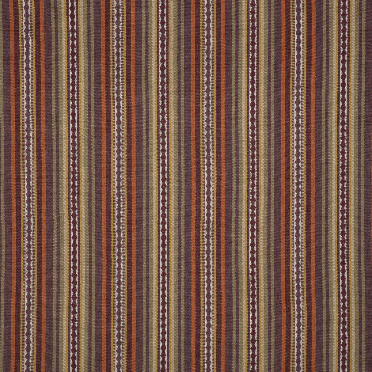 Mulberry DALTON STRIPE SPICE/PLUM Fabric