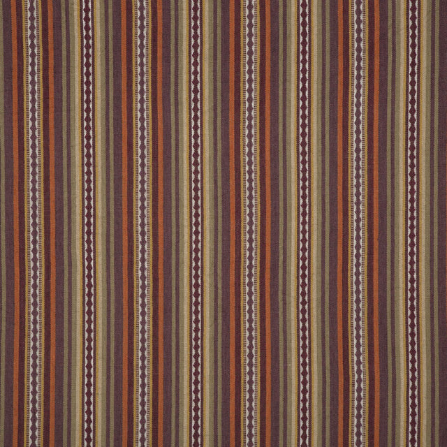 Mulberry DALTON STRIPE SPICE/PLUM Fabric
