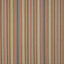 Mulberry TAPTON STRIPE TEAL/RUSSET Fabric