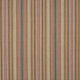 Mulberry TAPTON STRIPE TEAL/RUSSET Fabric