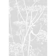 Cole & Son COW PARSLEY LINEN PRINT SOFT GREY Fabric