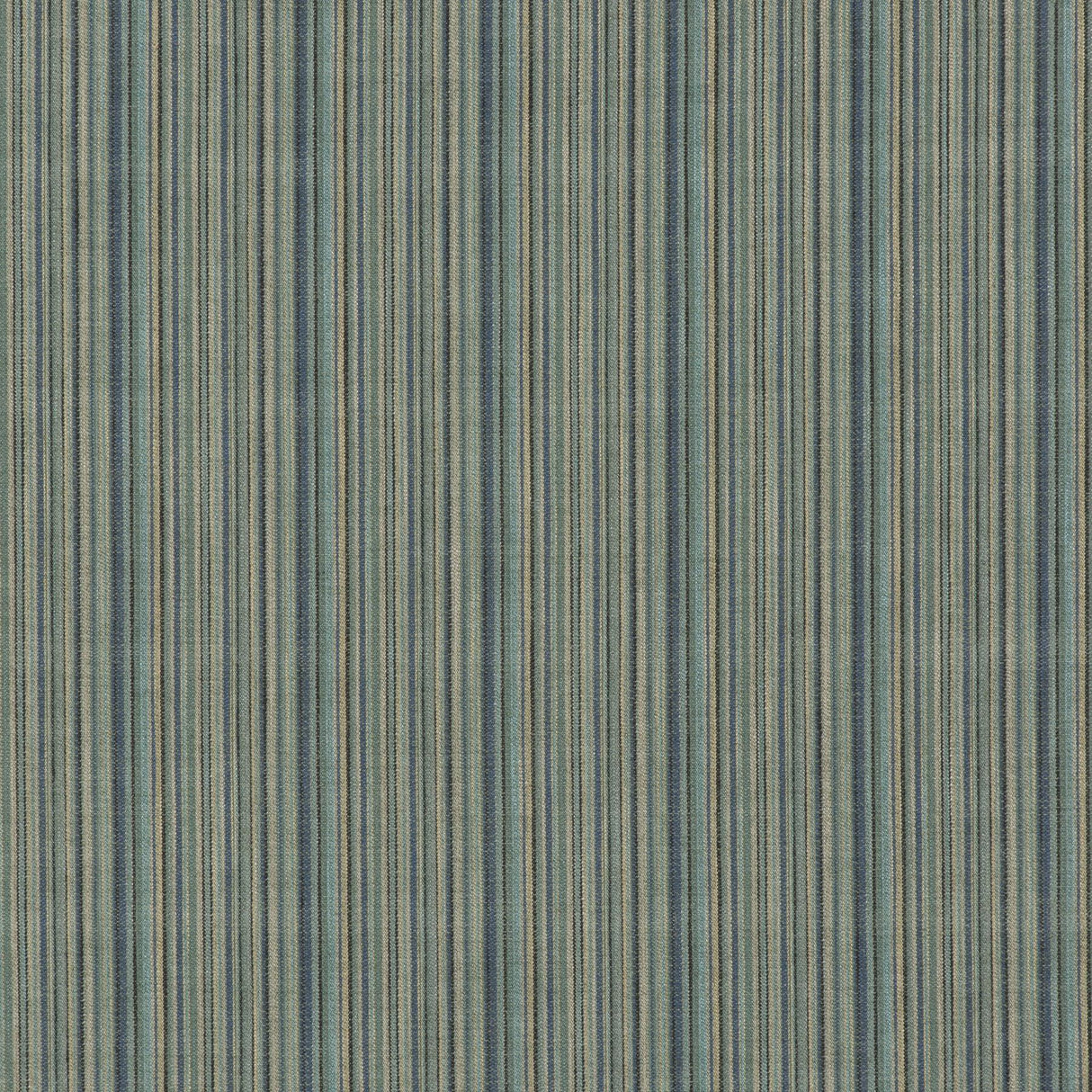 Mulberry BLANTYRE VINTAGE CHENILLE TEAL/AQUA/INDIGO Fabric