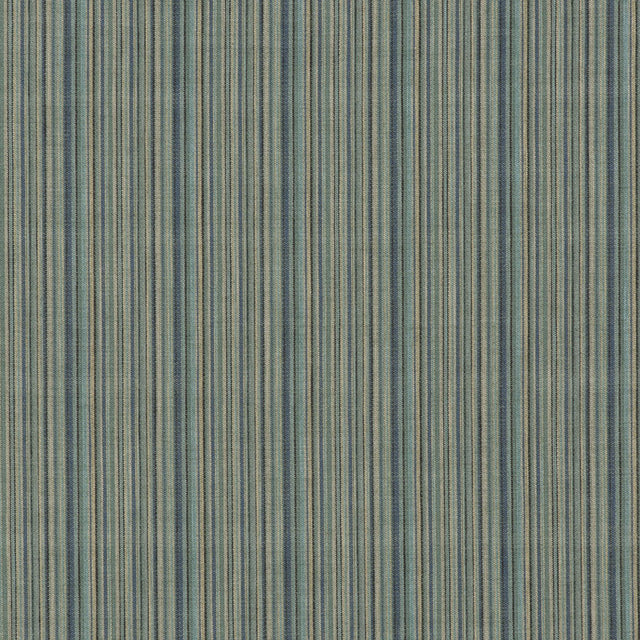 Mulberry BLANTYRE VINTAGE CHENILLE TEAL/AQUA/INDIGO Fabric