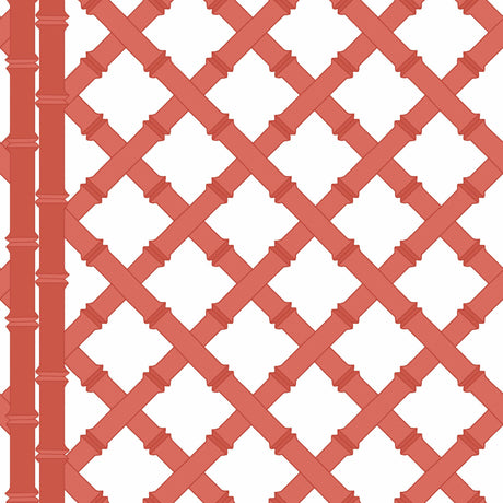 Gaston Y Daniela TRELLIS BLANCO/POMELO Wallpaper